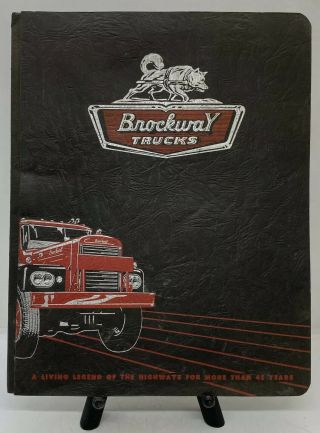 Vintage 1962 1963 Brockway Trucks Advertising Sales Brochure Pamphlet Packet