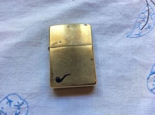 Vintage 1995 Solid Brass Zippo Pipe Lighter