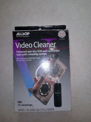 Vintage Allsop Video Vcr/ Vhs Cleaner