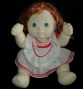 Vintage 1985 Mattel My Child Doll Red Hair Baby Girl Stuffed Animal Plush Toy