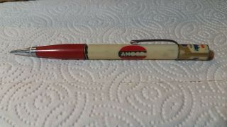 Vintage " Amoco " Ritepoint Permalube Can Top Mechanical Pencil