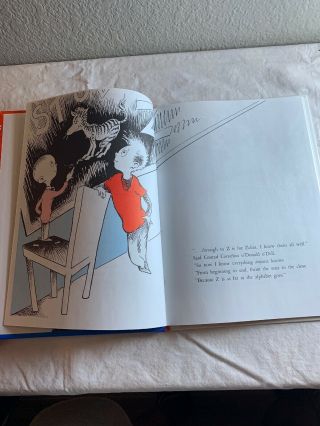 Vintage Dr Seuss On Beyond Zebra BCE Large Format Hard Cover Book N2 3