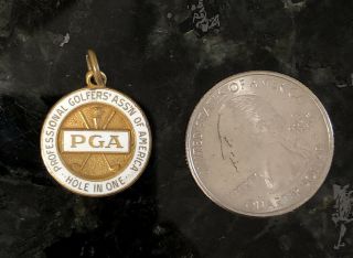 Vintage PGA Professional Golf Association Hole In One Medal Charm Tag 2