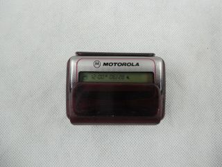 Vintage Motorola Flex Pager Ls750 W/ Soft Case And Belt Clip Holster