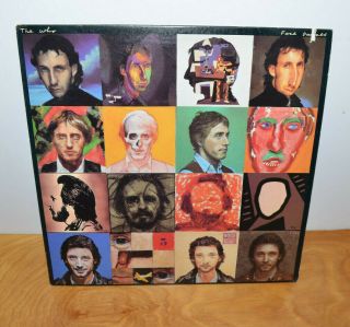 Vintage The Who Face Dances Lp Record Album 1981 Vinyl Classic Rock Townsend
