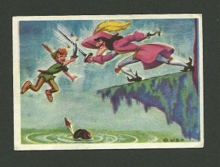 Walt Disney Peter Pan Vintage Card From Belgium Princess Tiger Lily