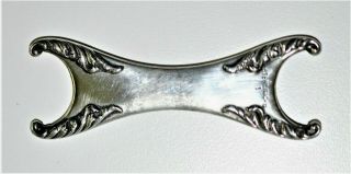 Antique Art Nouveau Sterling Silver Thread Winder Nr