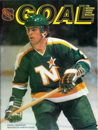 Feb.  3,  1982 Pittsburgh Penguins Vs.  Minnesota North Stars Game Program Vintage