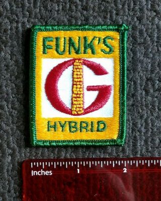 Vintage Funks G Hybrid Seed Corn John Deer International Harvester Patch