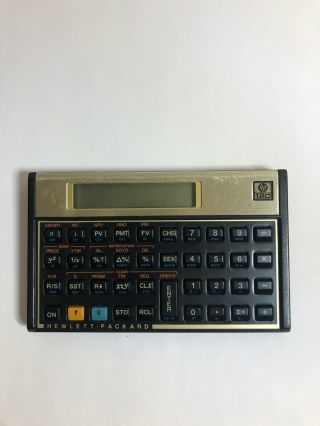 Vintage Hewlett Packard Hp 12c Financial Calculator No Case - A29 Plus Battery