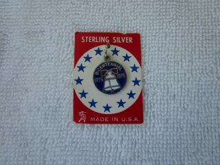 Vintage [ 1776 - 1976 Bicentennial ] Solid Sterling Silver Charm