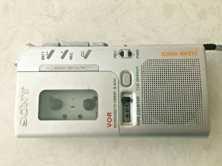 Vtg Sony Microcassete - Corder Recorder V - O - R Model M - 830v
