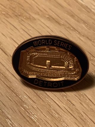 1984 Detroit Tigers World Series Press Pin 2