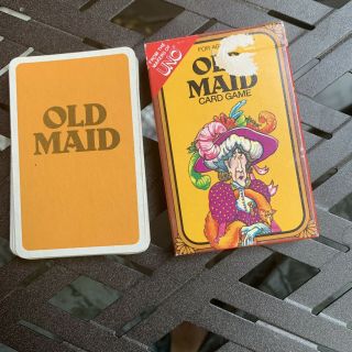 1983 Vintage Card Game Old Maid Uno Euc