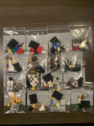 Lego 8804 Collectible Minifigures Series 4 Complete Set; For Display Only