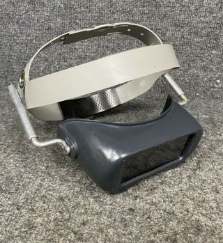 Vintage Fibre - Metal Sologoggles Welding Glasses Shade 5 Lenses Eye Protection