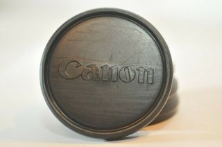 Canon Lens Cap Slip On 58mm Vintage For Fl 85mm F/18 19mm F/3.  5 35mm 2.  5 Lenses