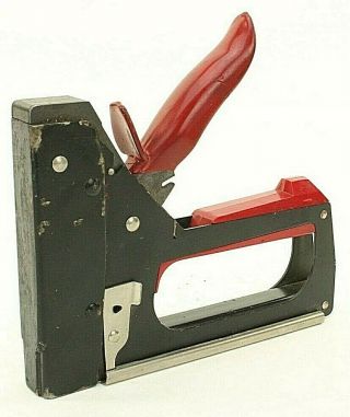 Vintage Sears Craftsman Heavy Duty Stapler Staple Gun Fastener Insulation Tool