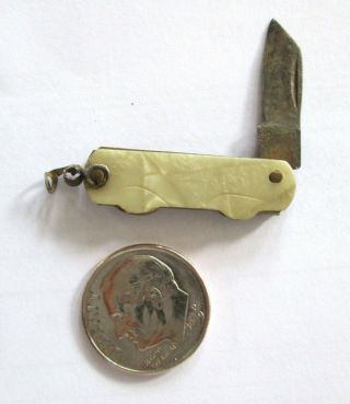 Vintage Miniature Mop Folding Pocket Knife