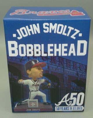 Mlb Atl Atlanta Braves Bobblehead Baseball John Smoltz National Hall Of Fame 1