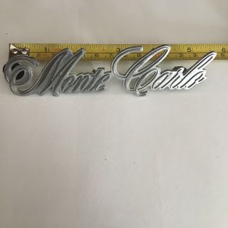 Vintage Monte Carlo Emblem
