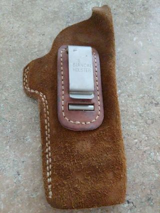 Vintage Bianchi Holsters Soft Brown Leather