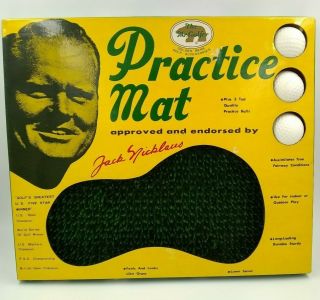 Vintage Jack Nicklaus The Golden Bear Practice Matt Japan Golf