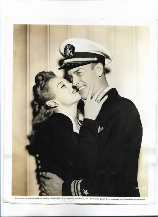 1943 Martha O Driscoll Navy Soldier Glamour Stunning Orig Vintage Photo 176