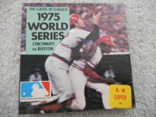 1975 World Series Reds Vs.  Red Sox B/w 8mm Film Columbia Pictures