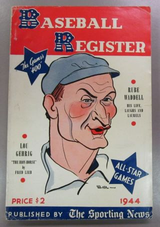 1944 The Sporting News Baseball Register