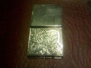 Antique Edwardian Solid Silver Pill / Snuff Box - HM Birmingham 1903 3