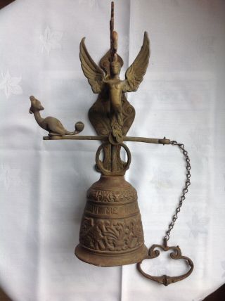 Antique/vintage Solid Brass Monastery Bell (p26)