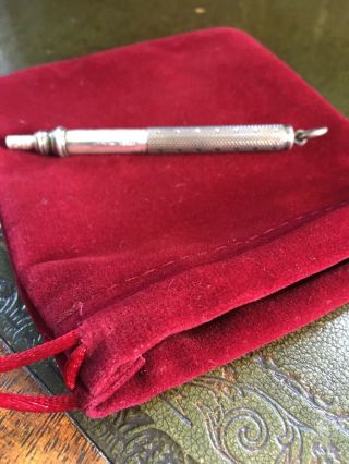 Sterling Silver Propelling Pencil By S Mordan & Co