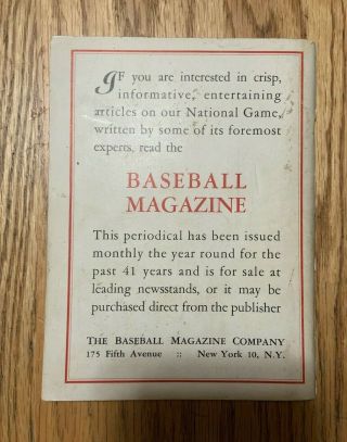 VINTAGE/ OLD BASEBALL BOOK 1949 WHO ' S WHO IN BASEBALL 2