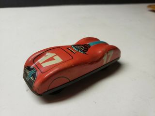 Vintage German Tin Toy Miniature Car Race Car