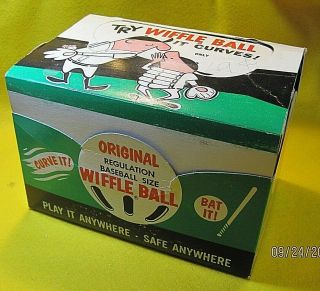 Vintage Wiffle Ball Display With 12 Scot Mcgregor Boxes (boxes Only,  No Balls)