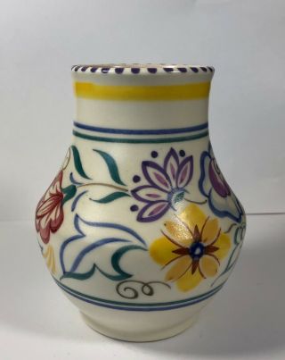 Vintage Poole Vase England E/cs V Pottery Studio Art Collectable Hand Painted