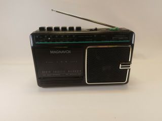 Vintage Magnavox Radio Cassette Recorder D7185 Am/fm/tape - &