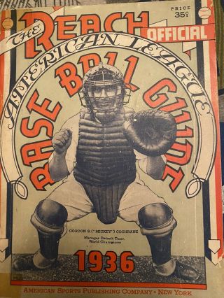 Reach 1936 Official American League Baseball Guide