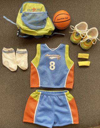 Vintage American Girl Basketball Outfit 2 - Retired Euc
