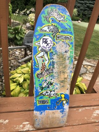 Vintage MARK GONZALES VISION Skateboard Deck The Gonz Color My Friends 3