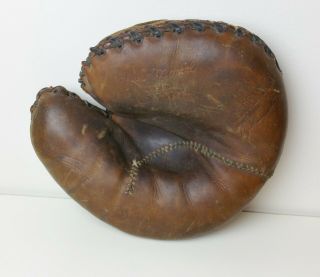 Vintage Ralston Rolly Hemsley Goldsmith Baseball Glove Catchers Mitt Scoop Model