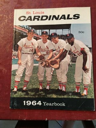 1964 St.  Louis Cardinal Baseball Yearbook