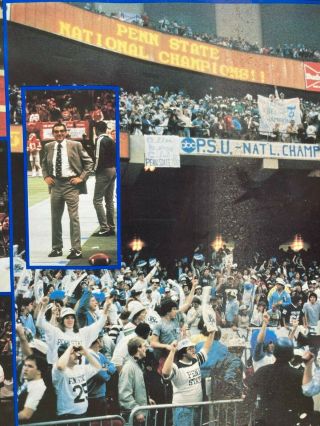 Penn State Nittany Lions,  National Champions Poster,  1982 Sugar Bowl Paterno 3