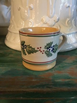 Nicholas Mosse Pottery Holly And Ivy Mug Cup Vintage Style