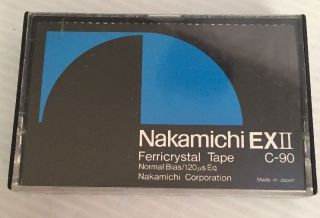Vintage Nakamichi Exii C - 90 Cassette Tape Japan