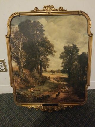 Vintage Framed Print Of The Cornfield By John Constable