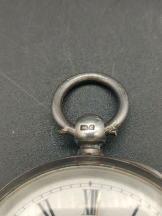 London Antique Solid Silver J.  W.  BENSON Gents Fusee Pocket Watch 2