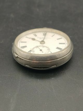 London Antique Solid Silver J.  W.  BENSON Gents Fusee Pocket Watch 3