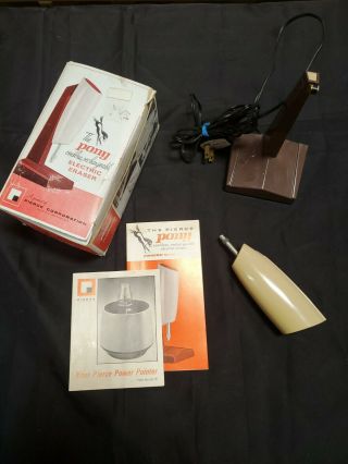 Vintage The Pierce Pony Cordless Rechargeable Electric Eraser And